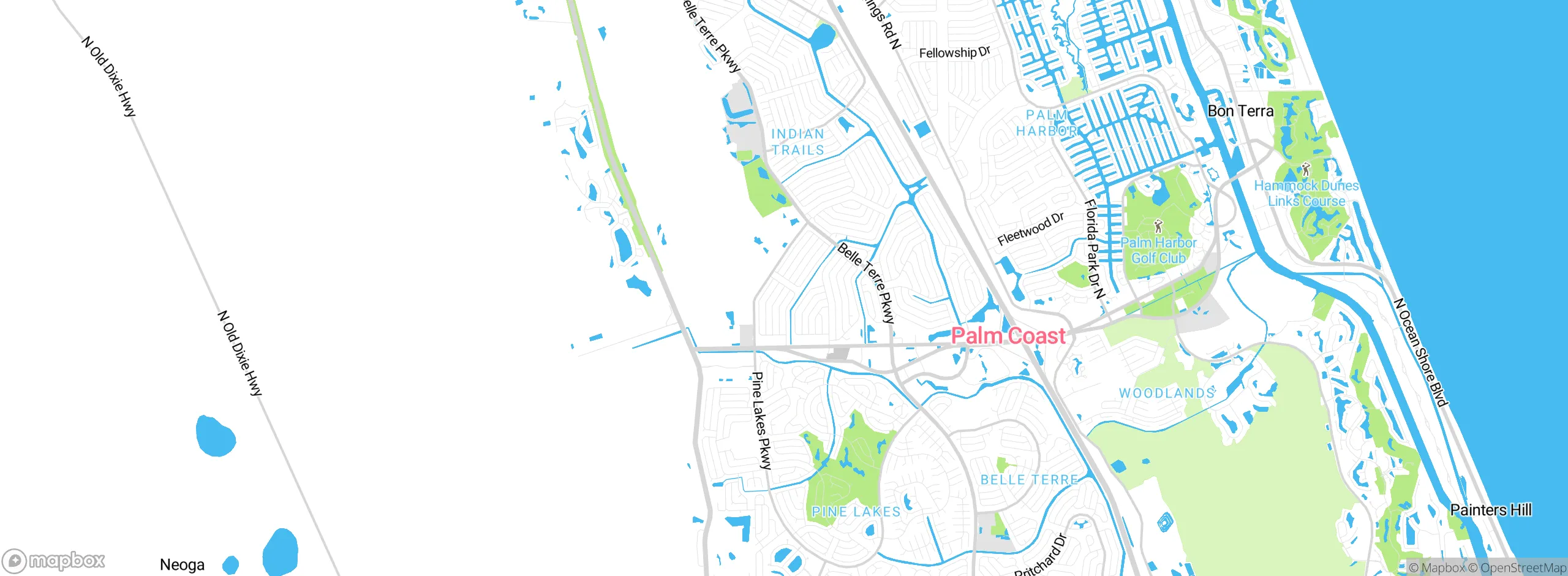 Map showing approximate location