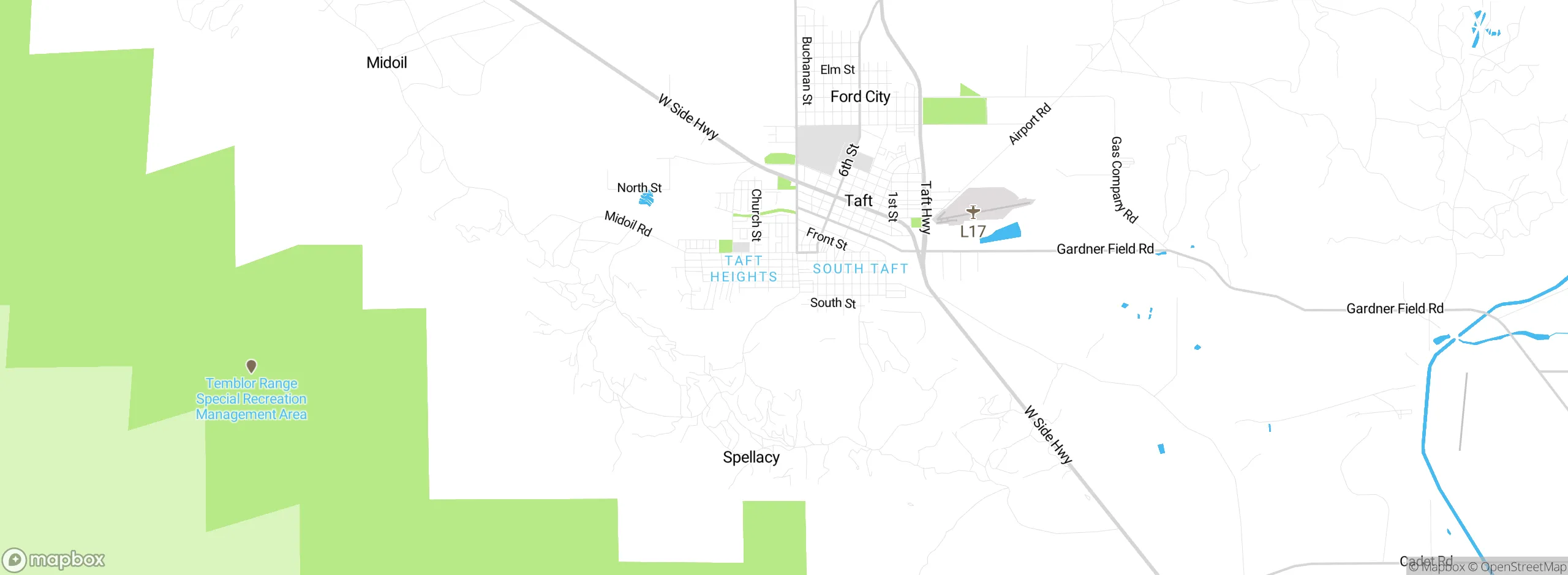 Map showing approximate location