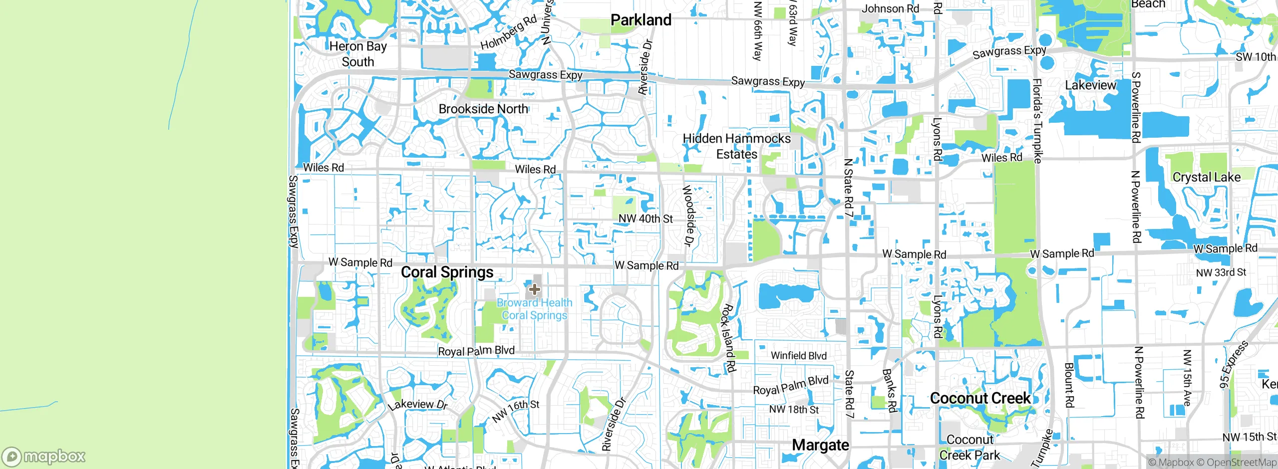 Map showing approximate location