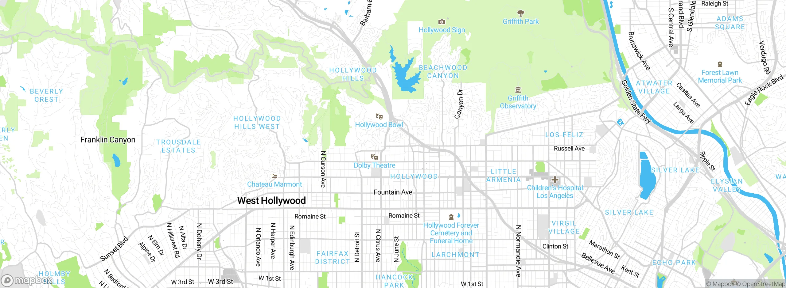 Map showing approximate location