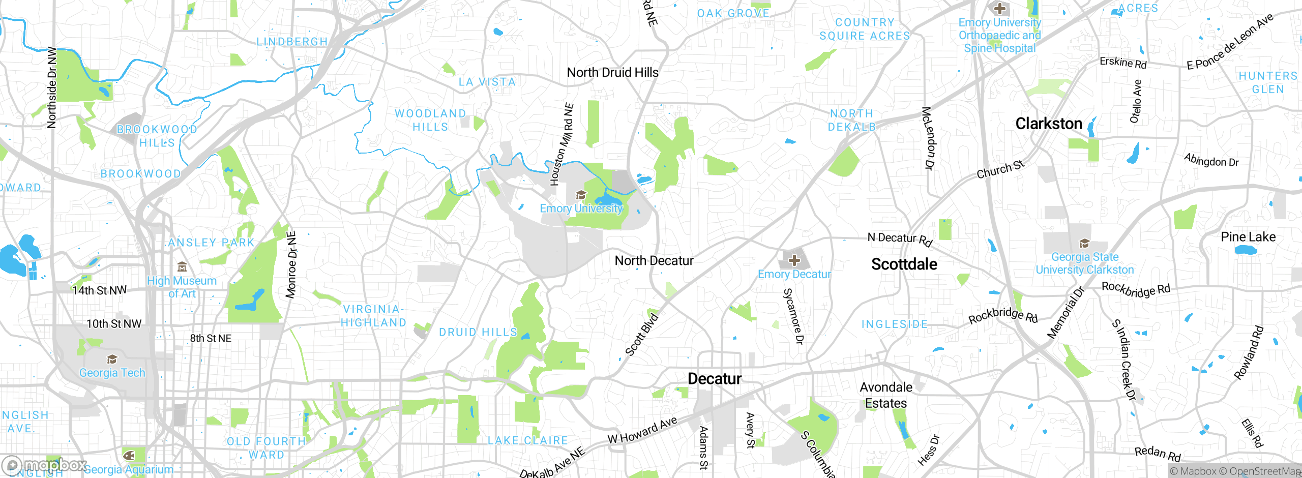 Map showing approximate location