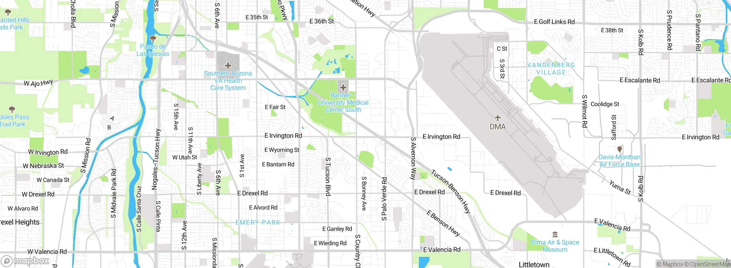Map showing approximate location