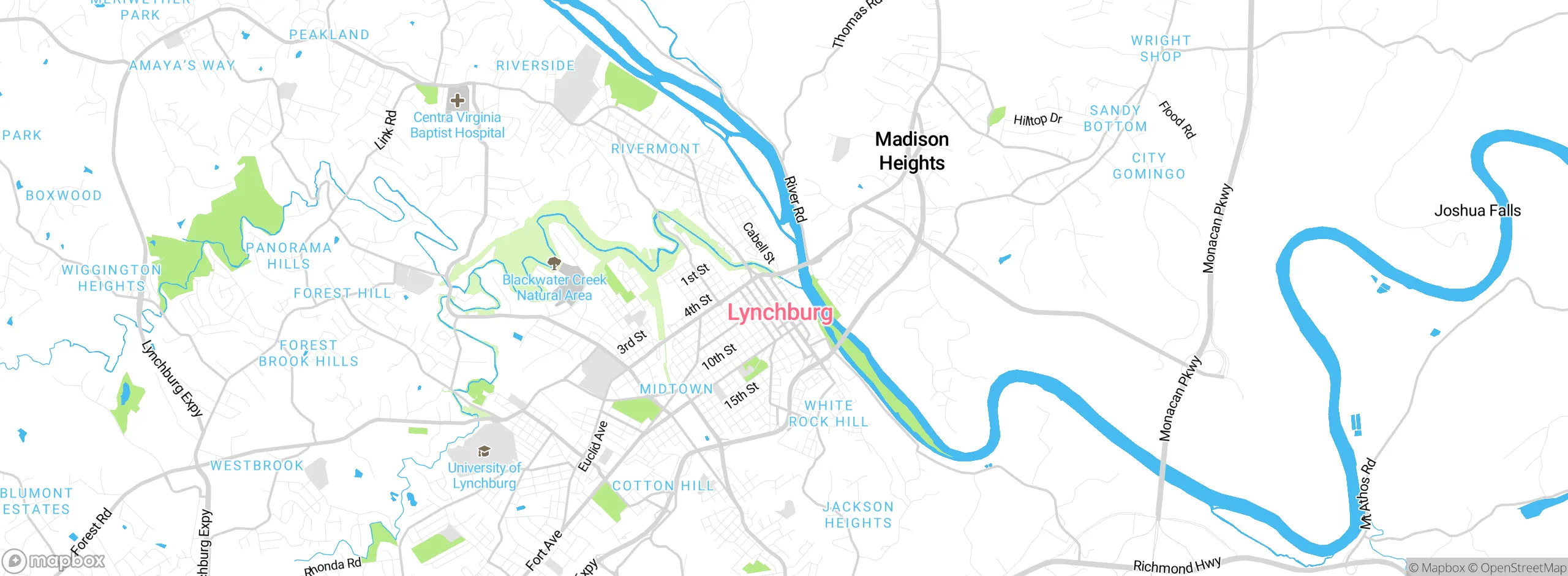 Map showing approximate location