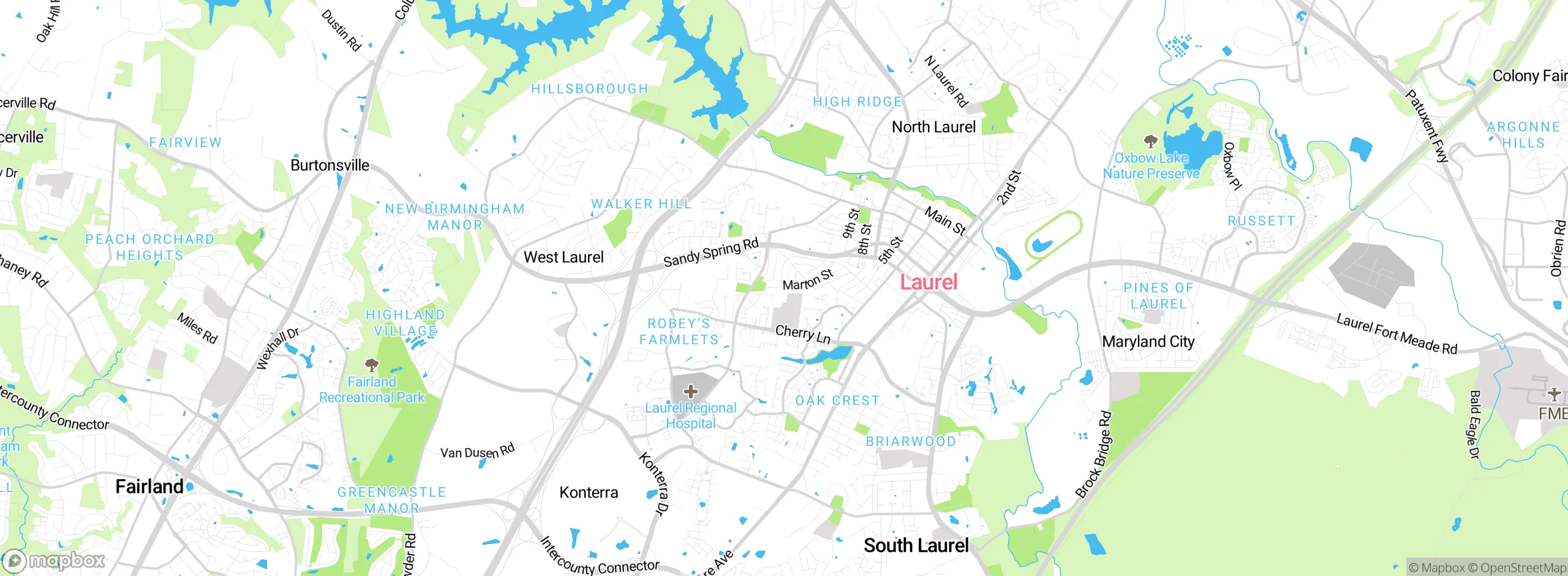 Map showing approximate location