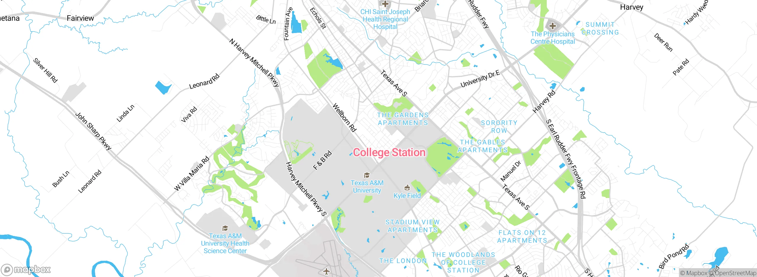 Map showing approximate location