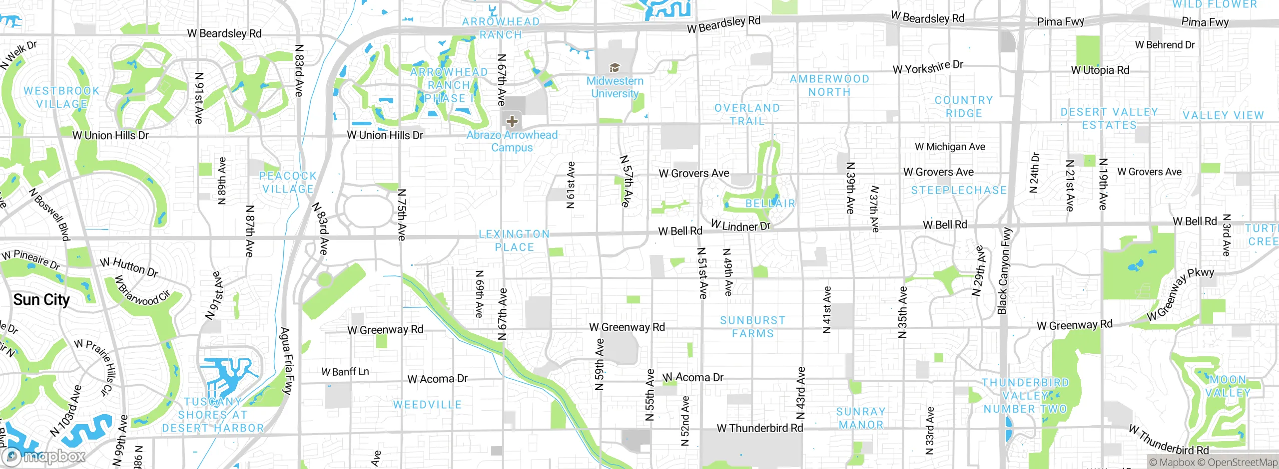 Map showing approximate location