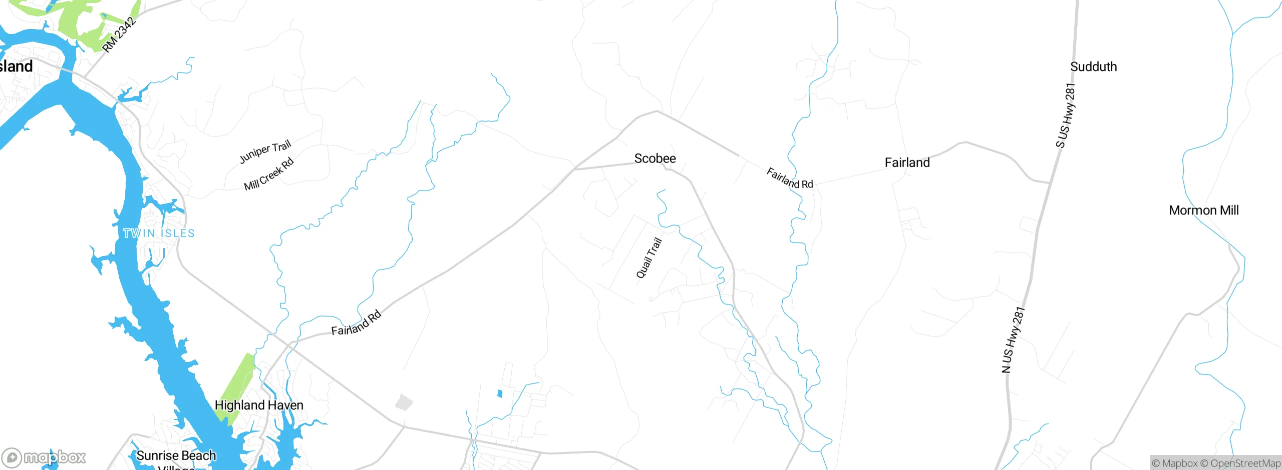 Map showing approximate location