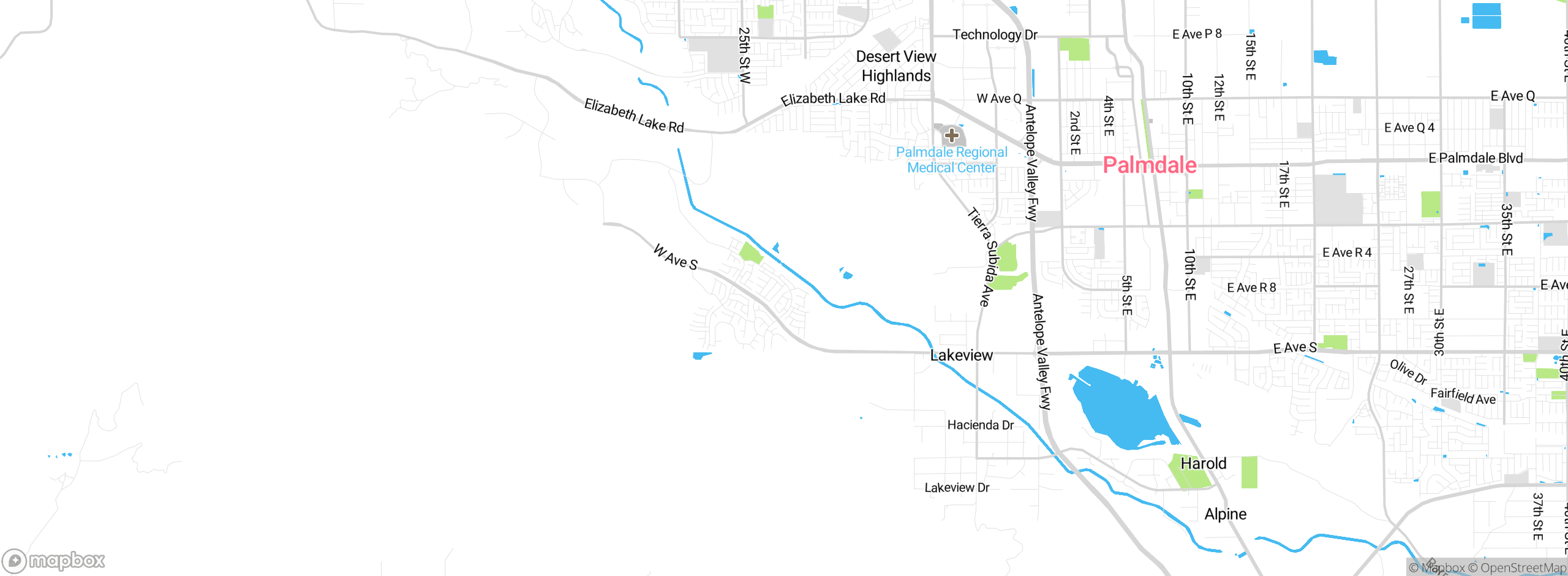 Map showing approximate location