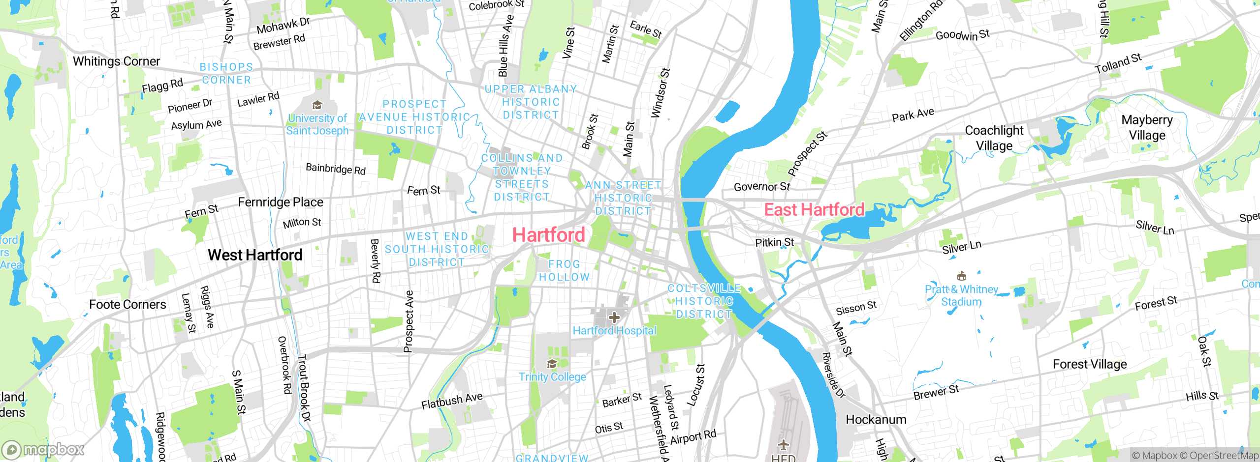 Map showing approximate location