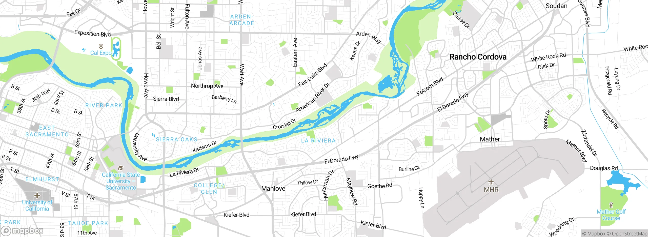 Map showing approximate location