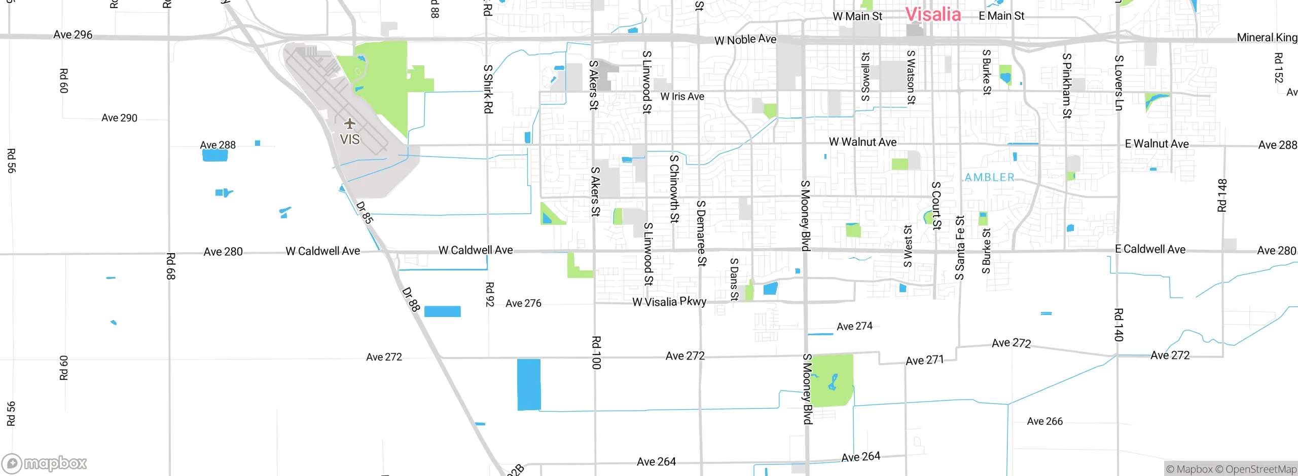 Map showing approximate location