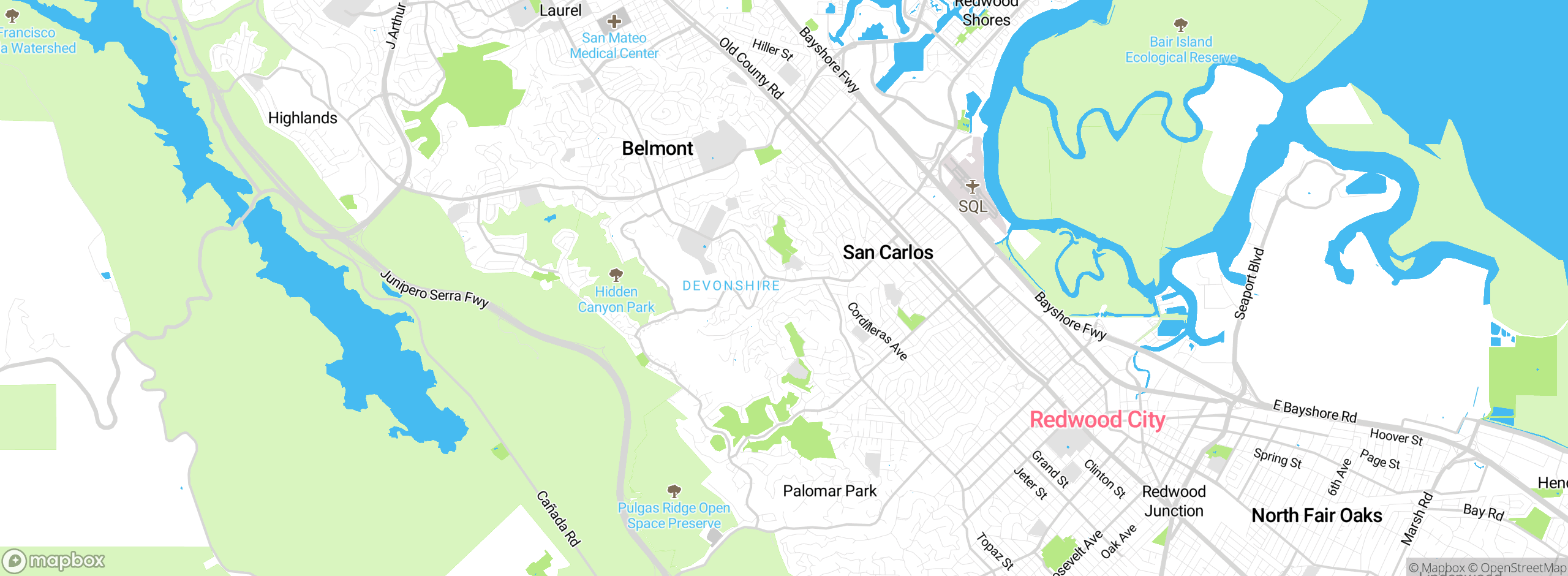 Map showing approximate location