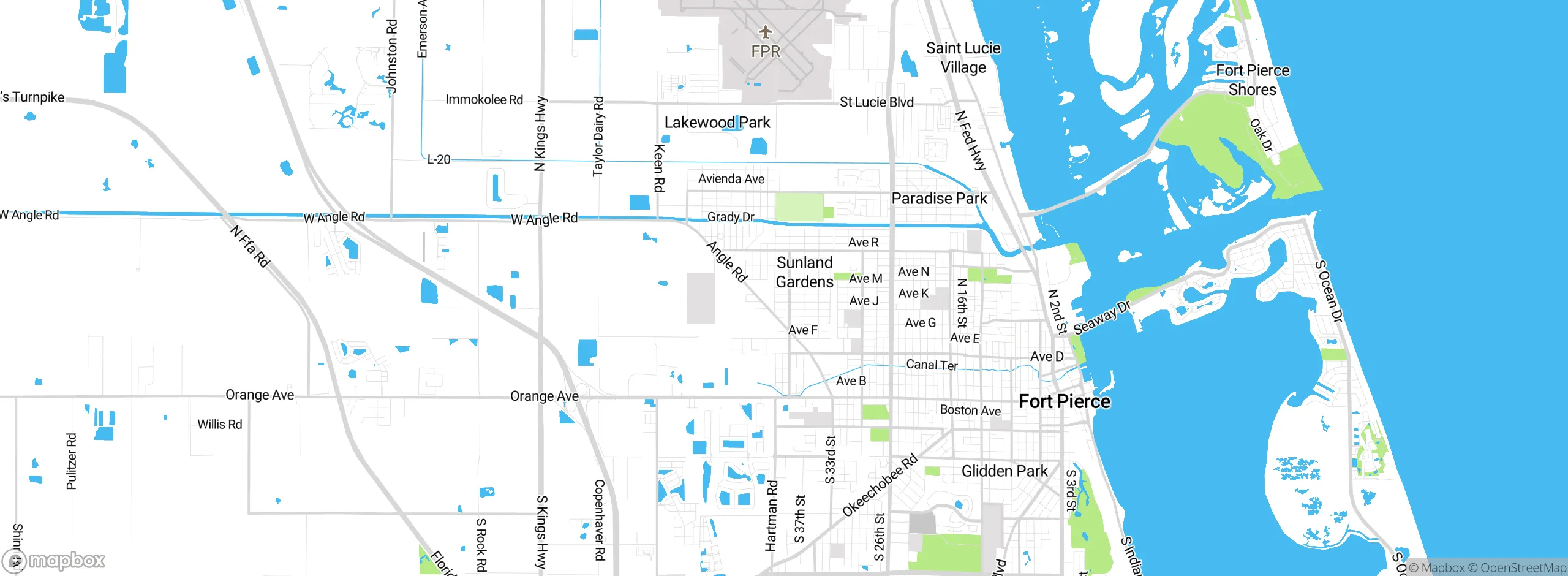 Map showing approximate location