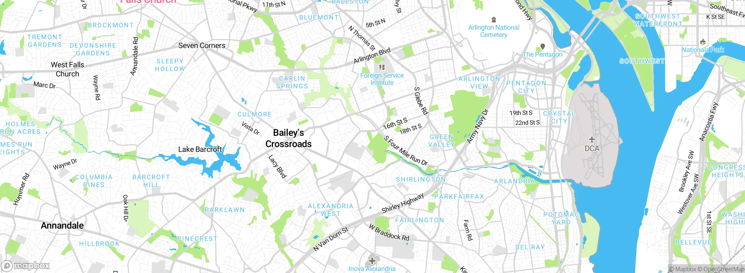 Map showing approximate location