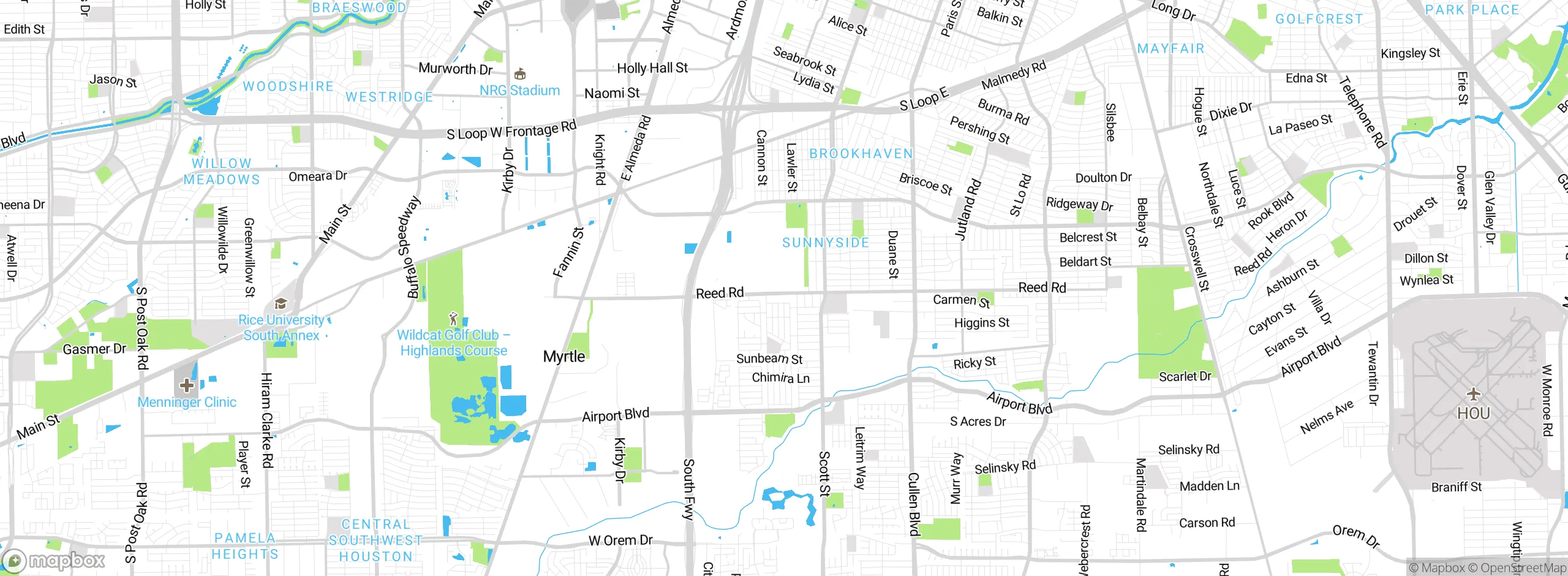 Map showing approximate location