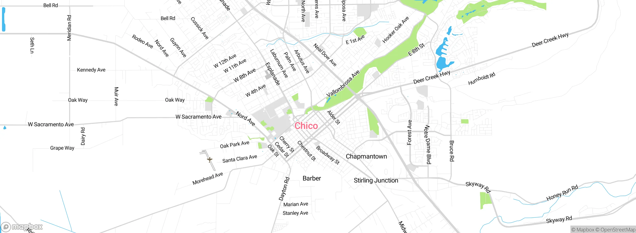 Map showing approximate location