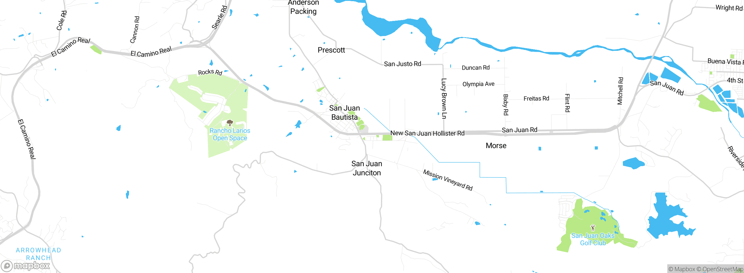 Map showing approximate location