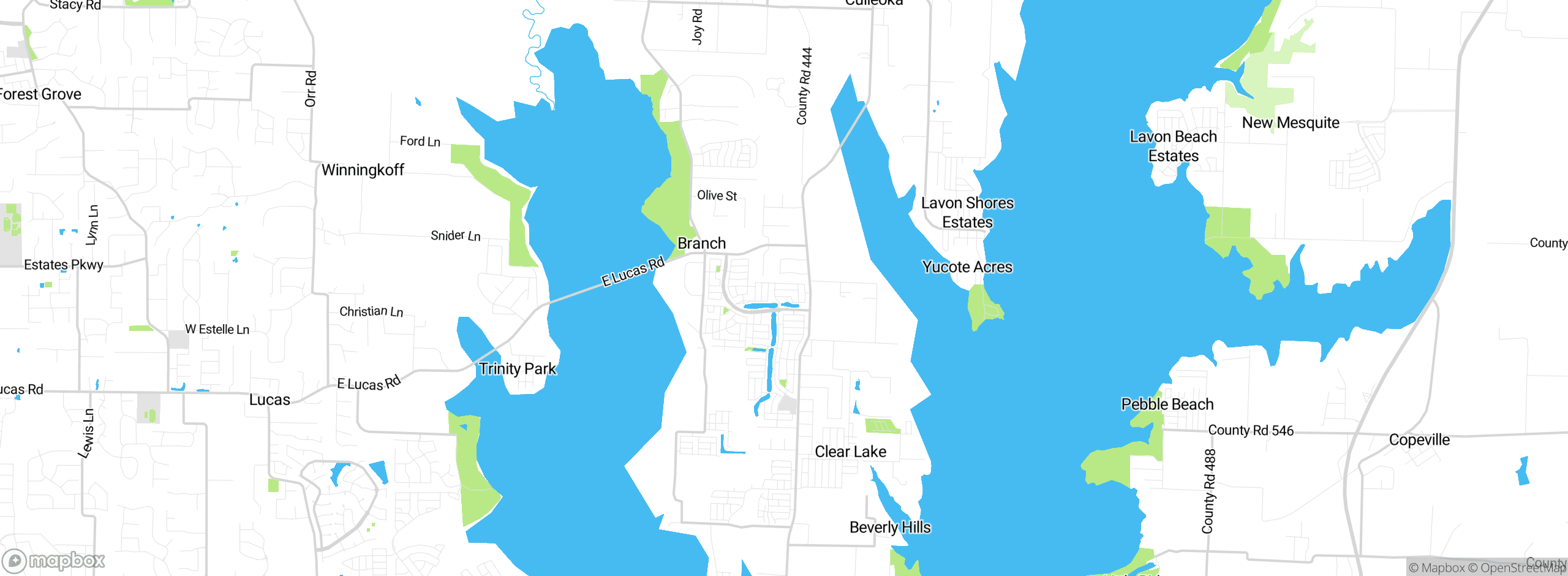 Map showing approximate location