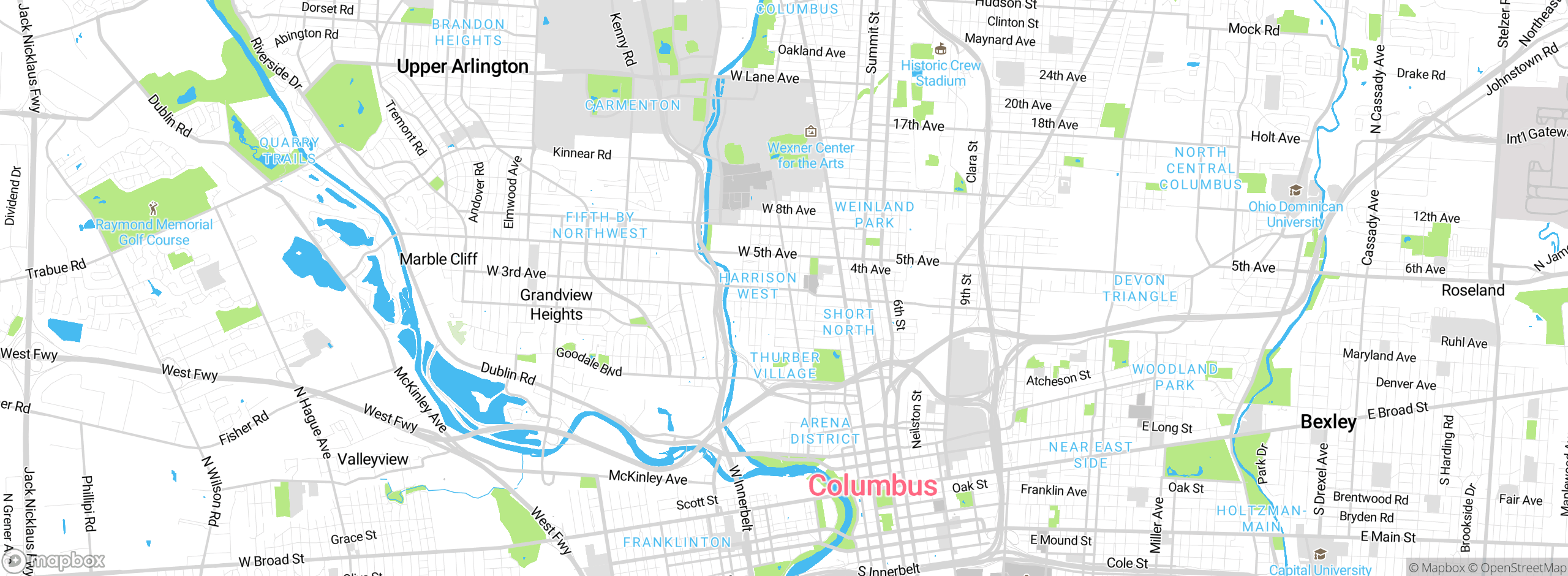 Map showing approximate location
