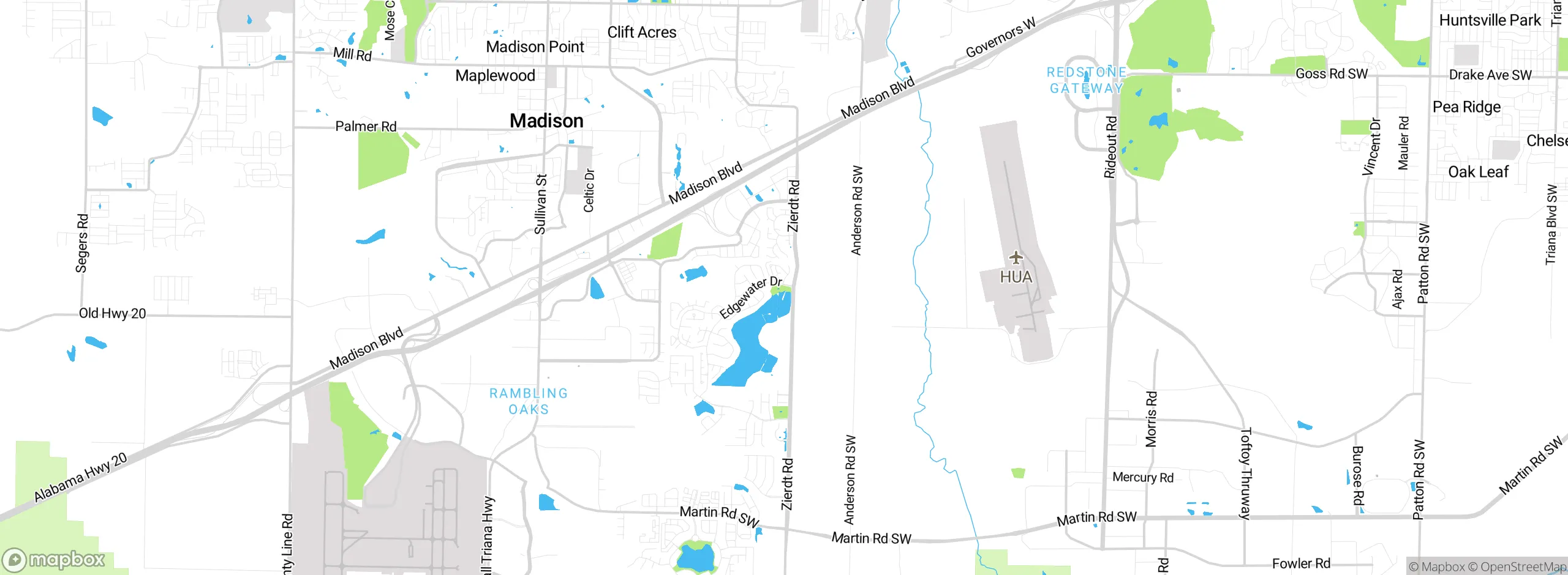Map showing approximate location
