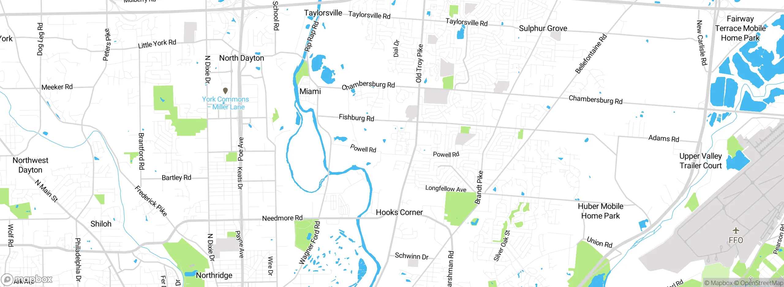 Map showing approximate location