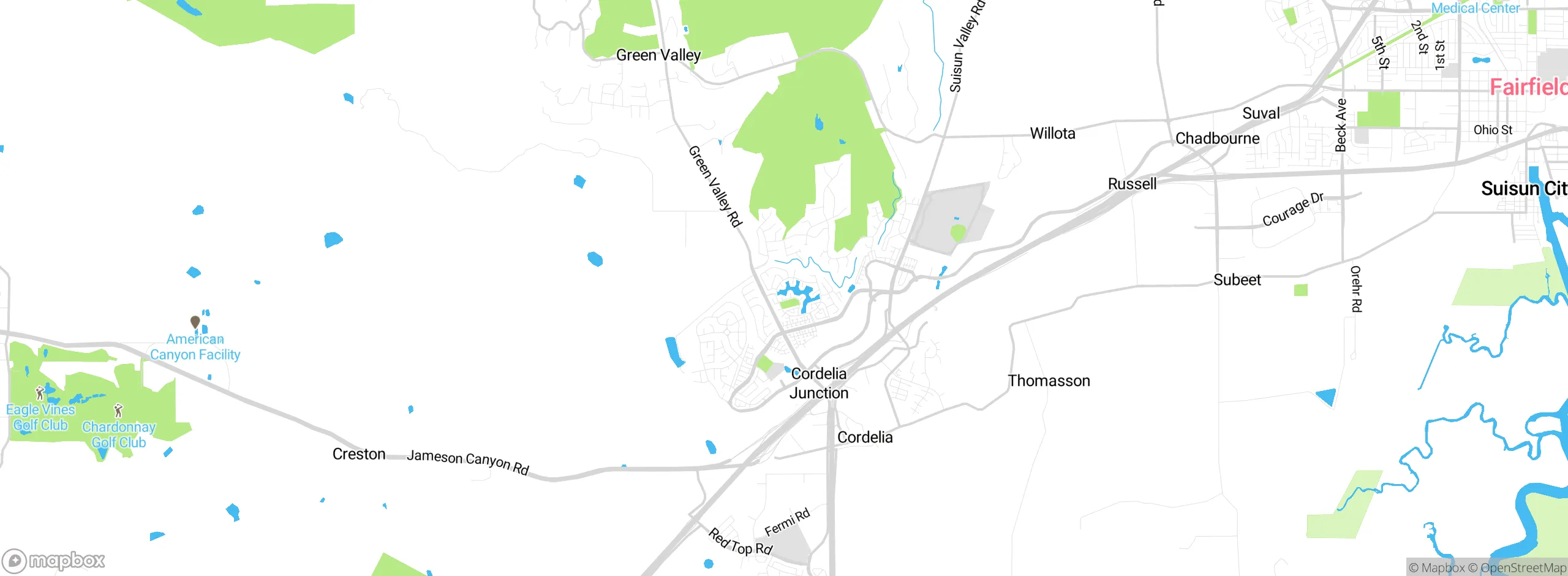 Map showing approximate location