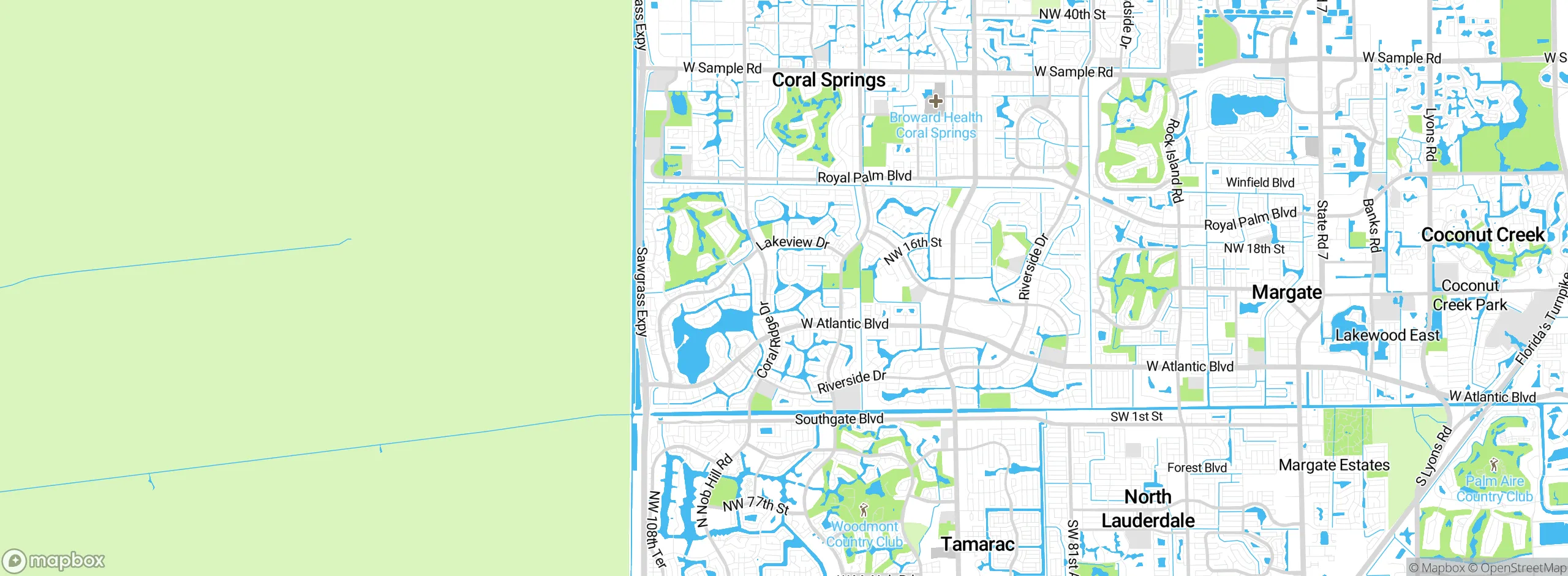 Map showing approximate location