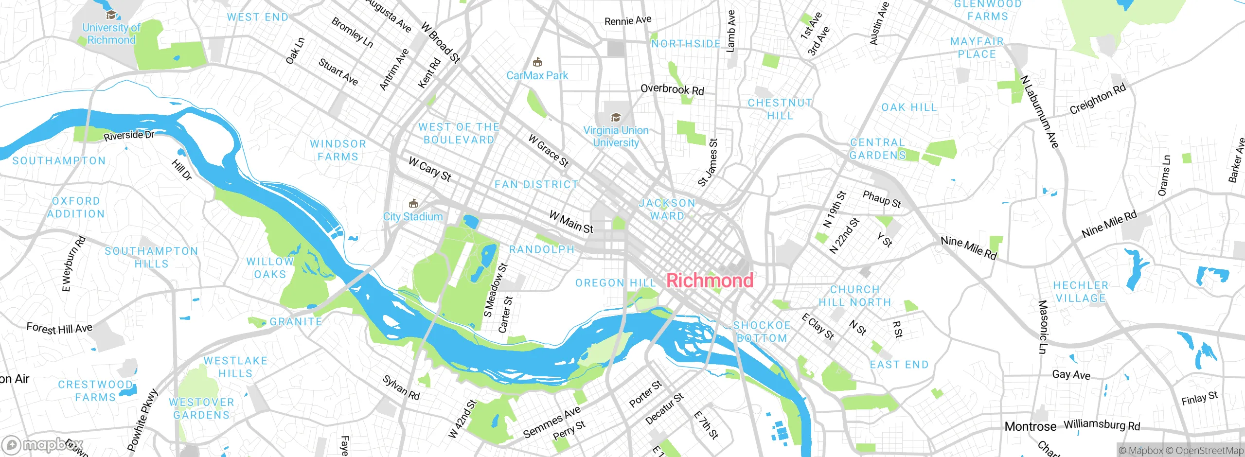 Map showing approximate location