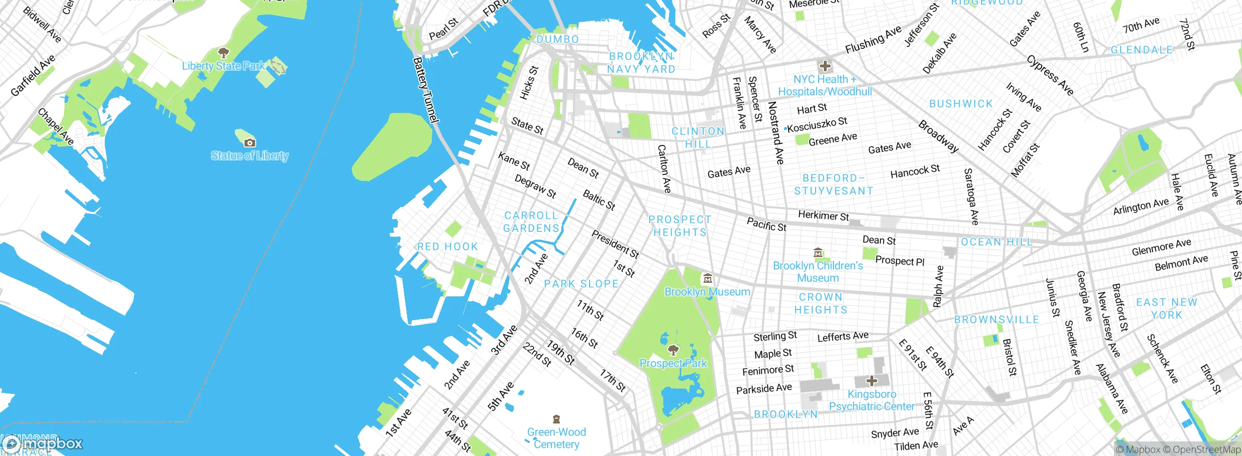 Map showing approximate location