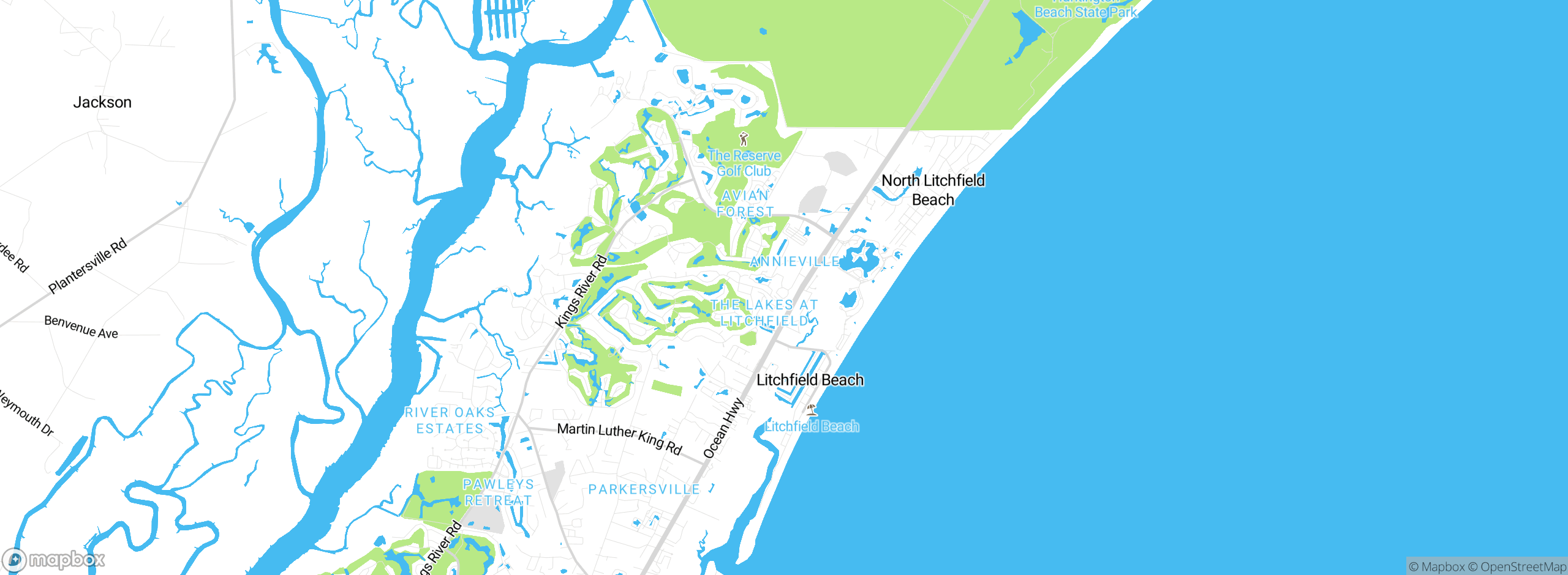 Map showing approximate location