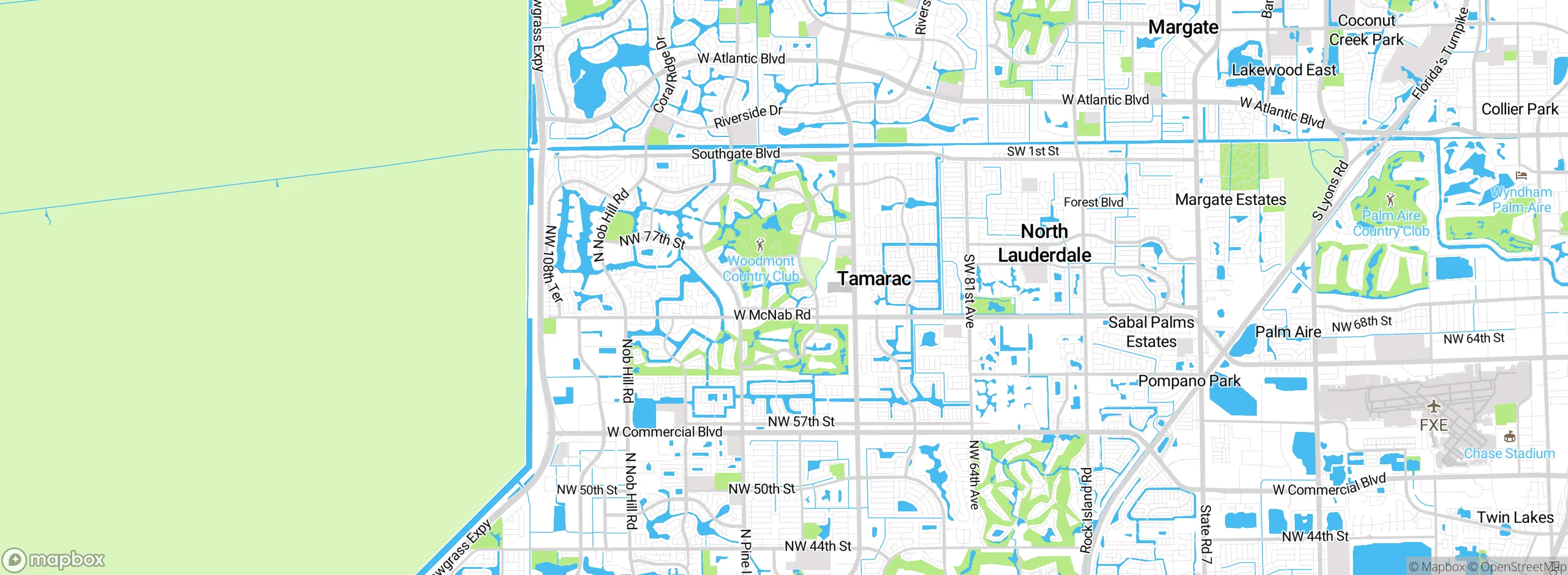 Map showing approximate location