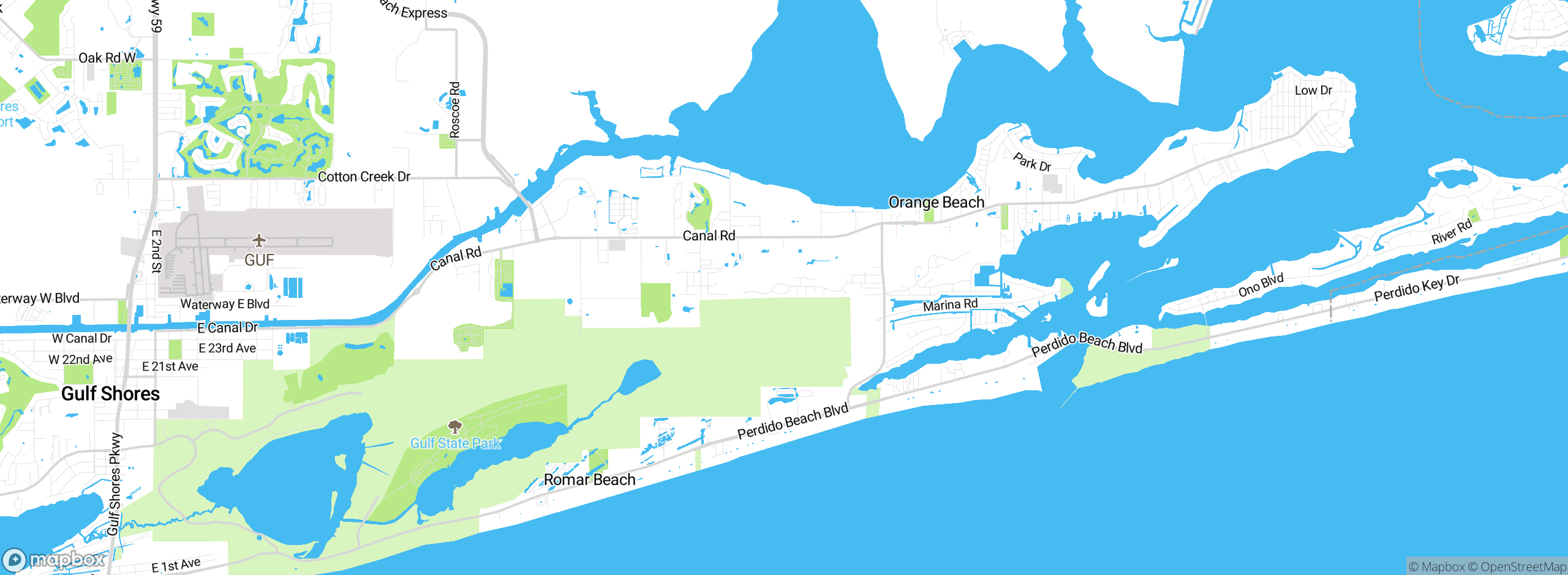 Map showing approximate location