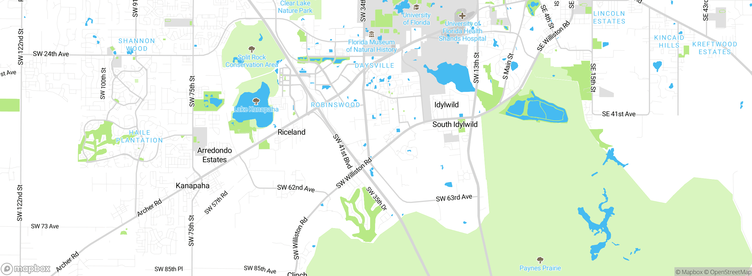Map showing approximate location