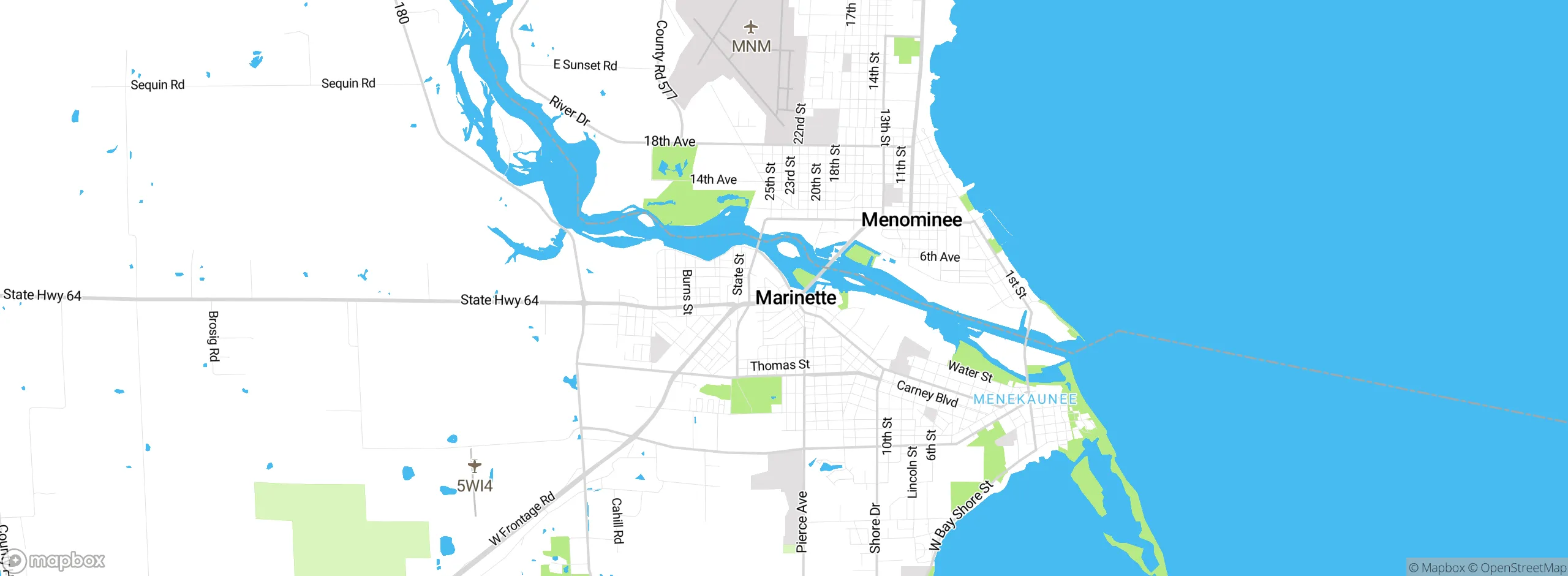 Map showing approximate location