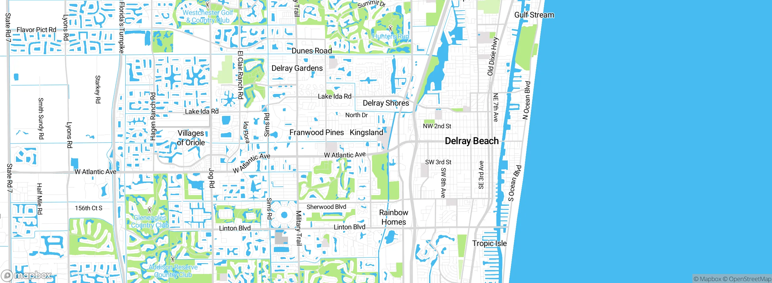 Map showing approximate location