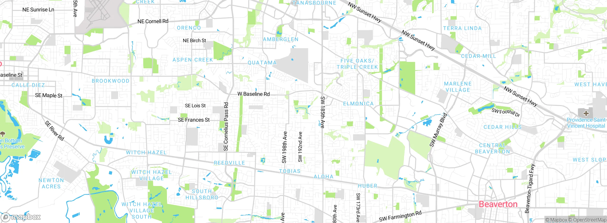 Map showing approximate location