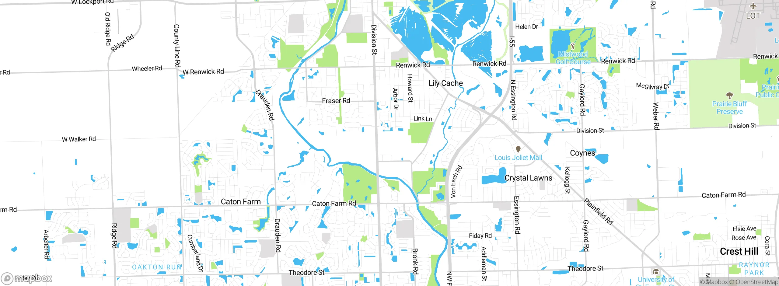 Map showing approximate location