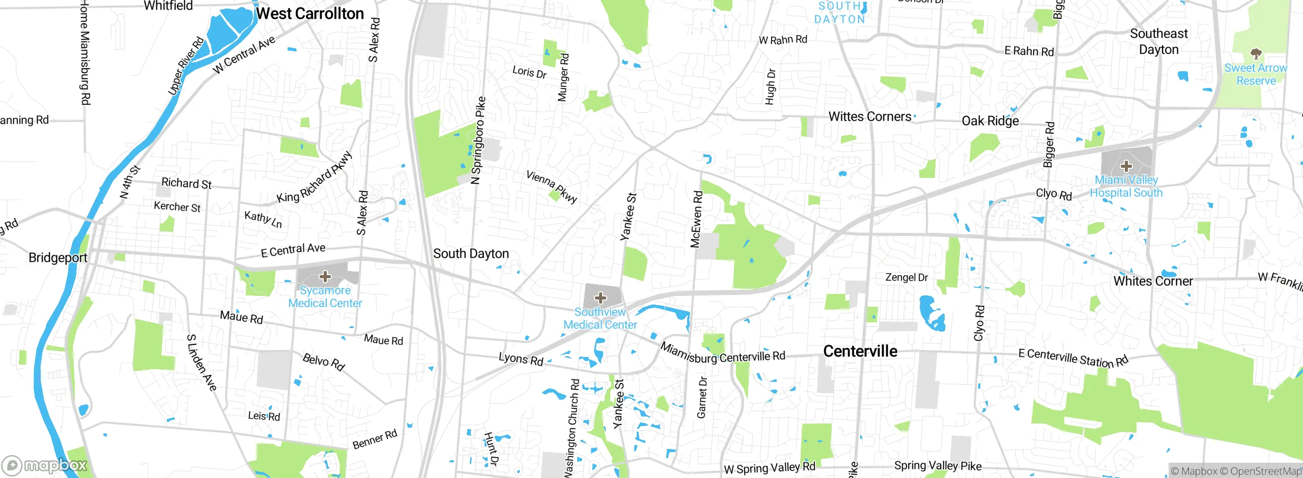Map showing approximate location