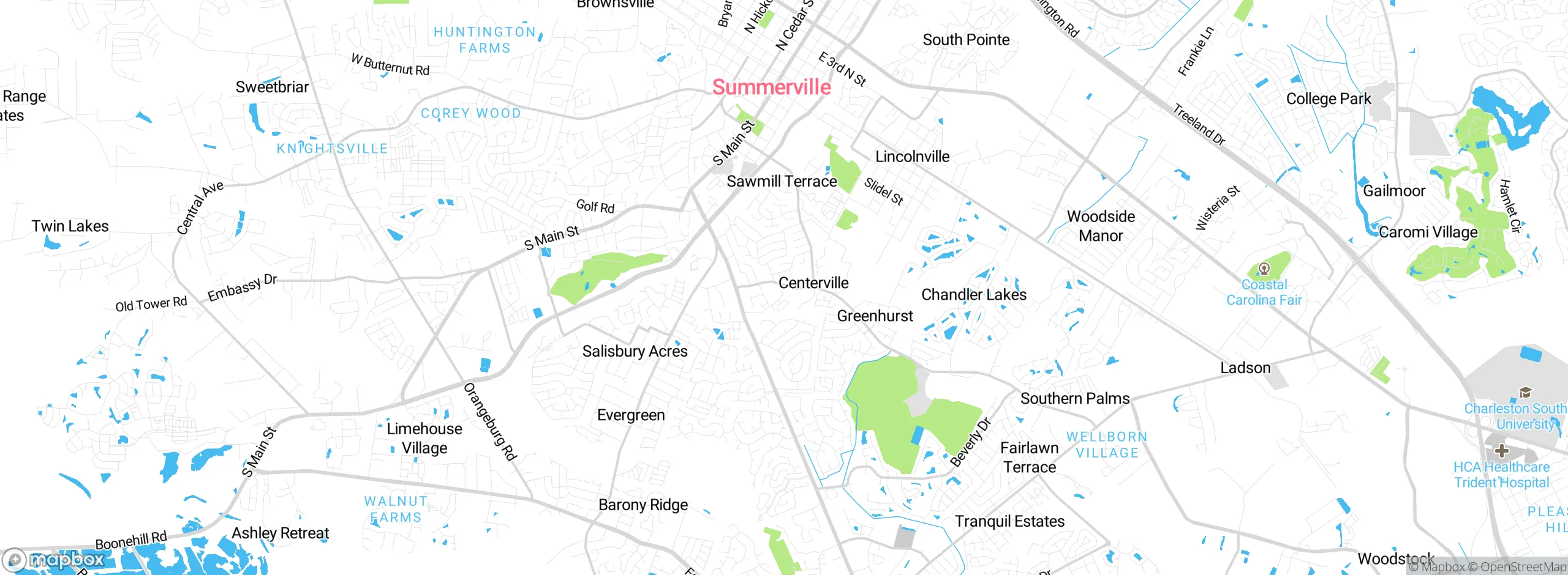 Map showing approximate location