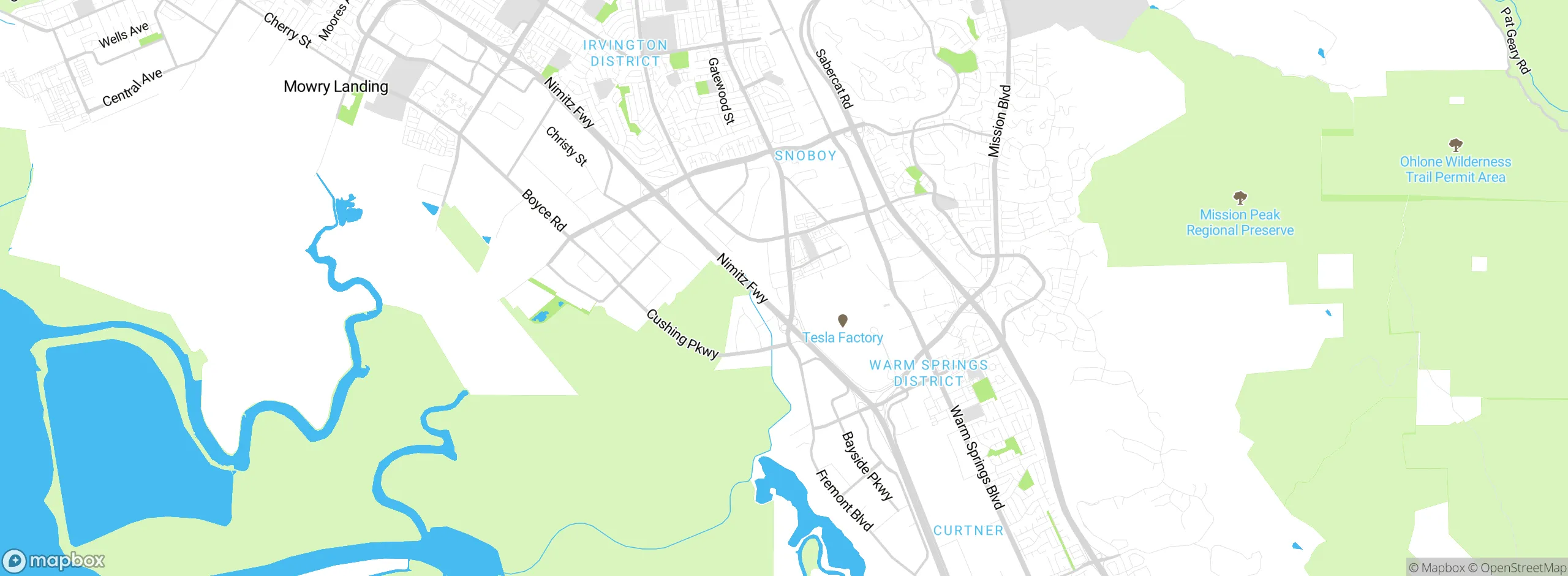 Map showing approximate location