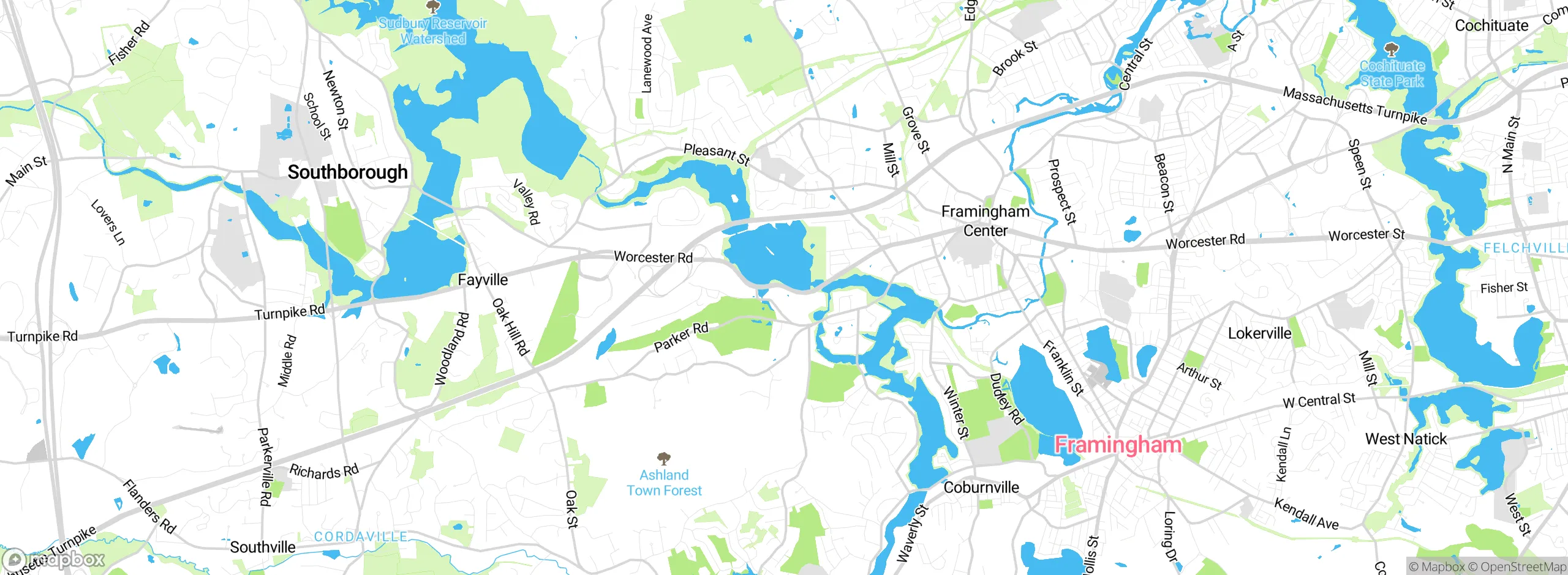 Map showing approximate location