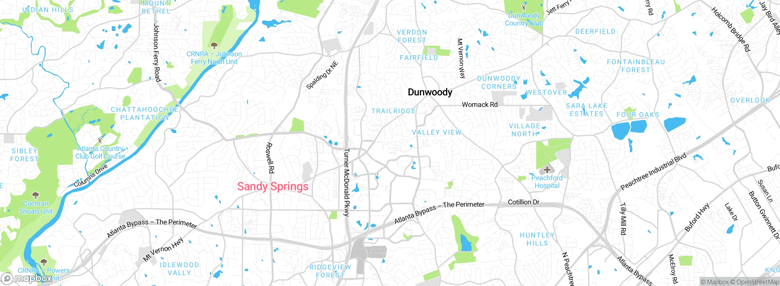 Map showing approximate location