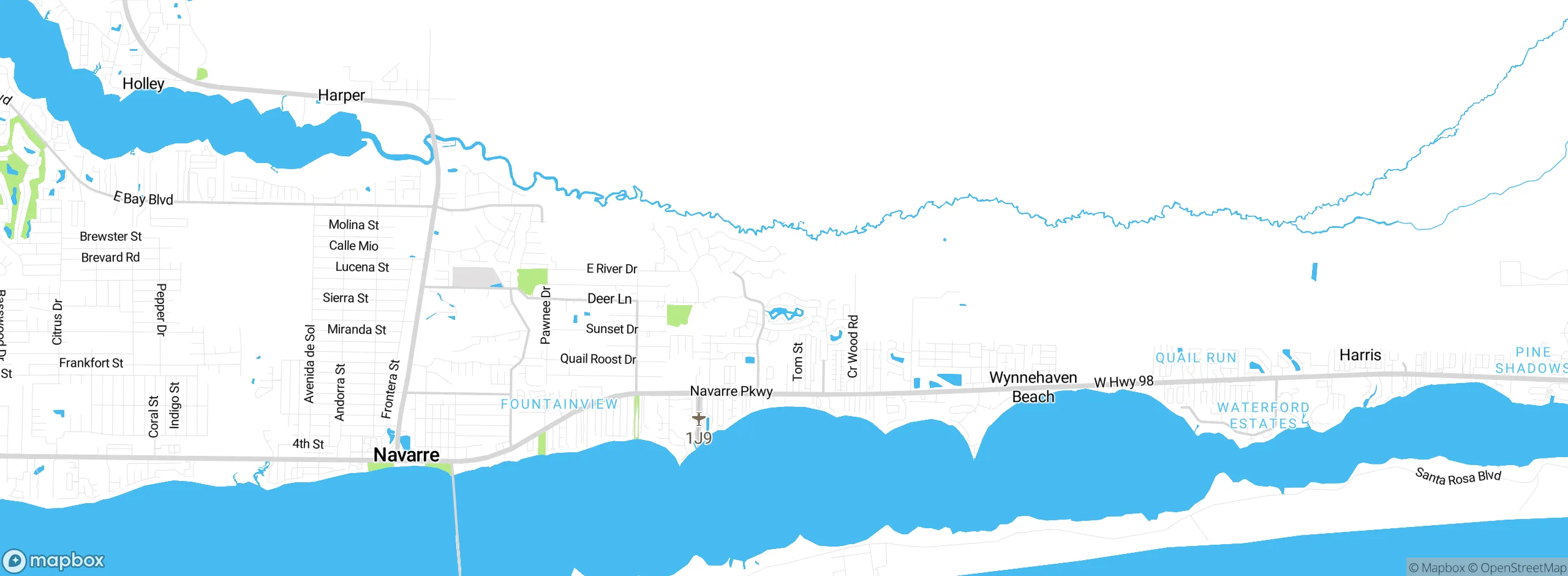 Map showing approximate location