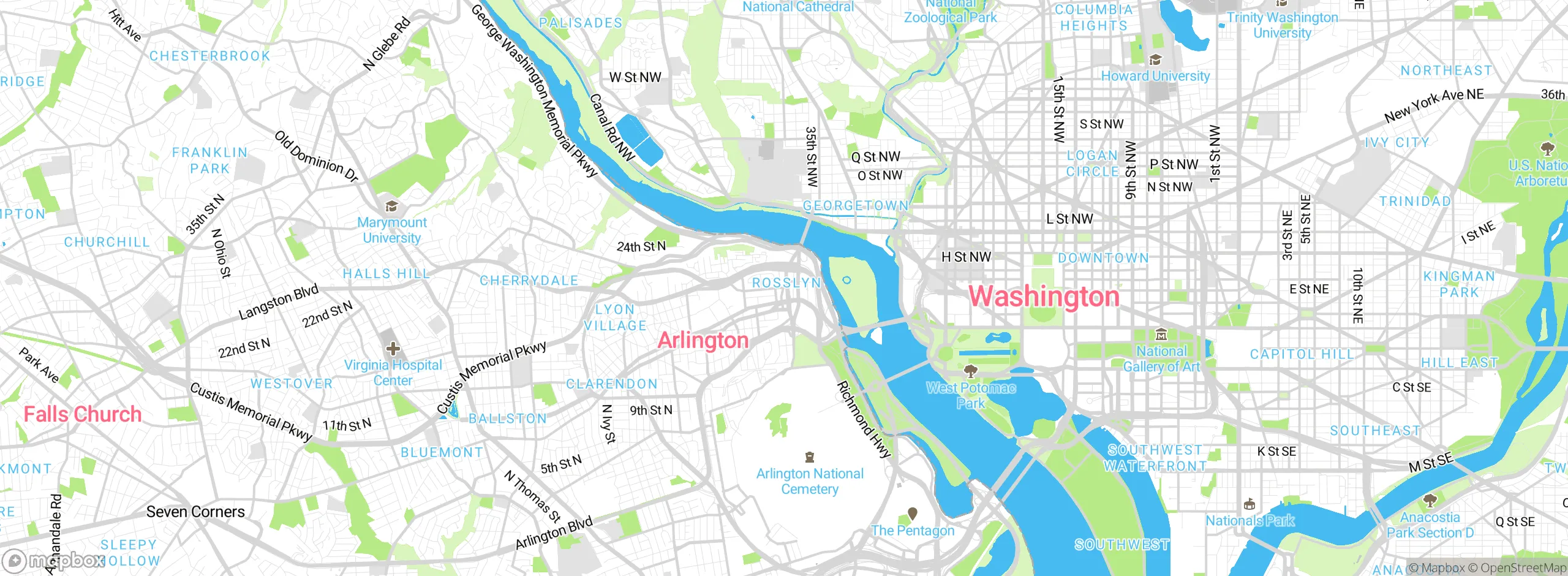 Map showing approximate location