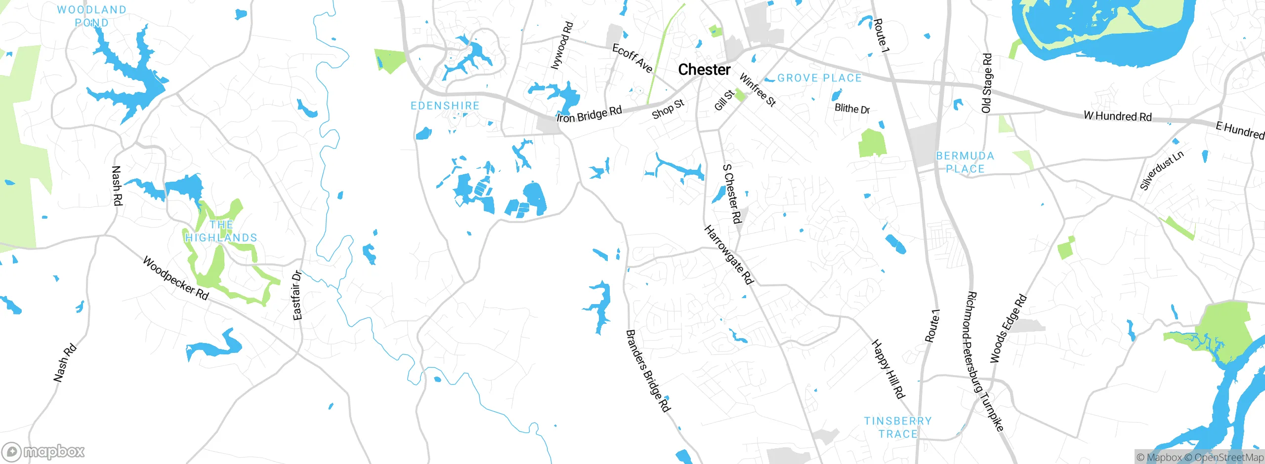Map showing approximate location