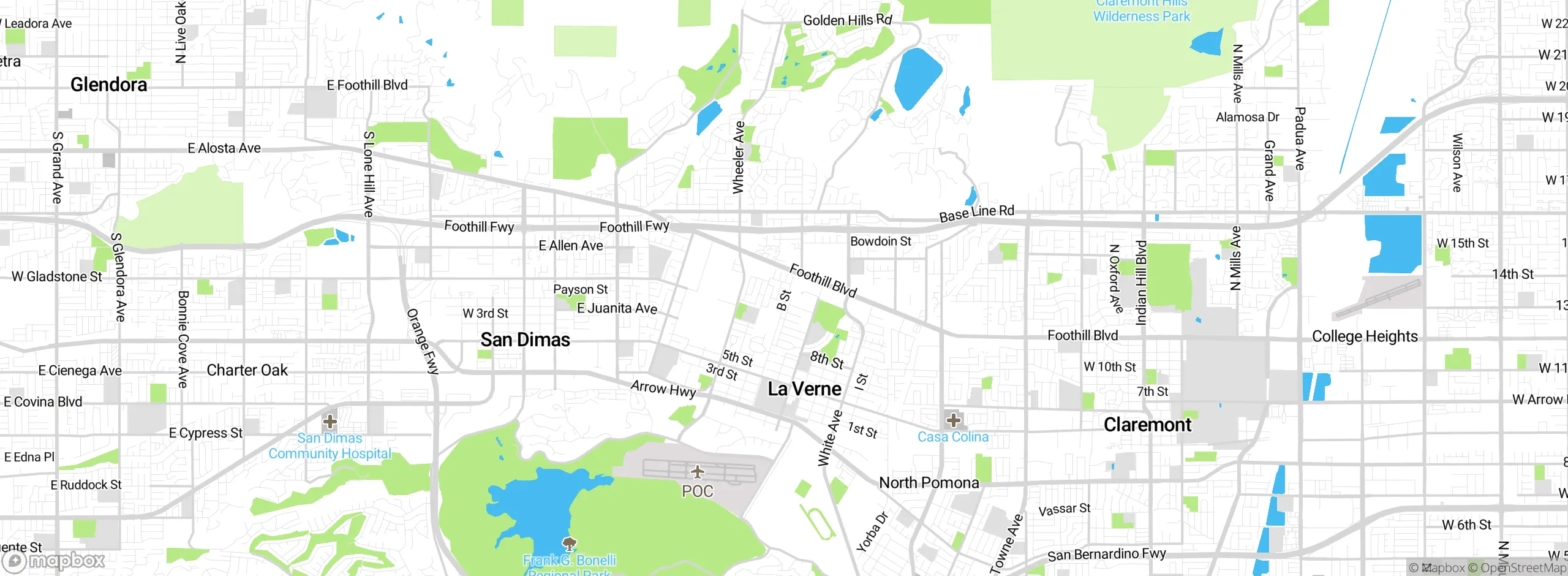 Map showing approximate location