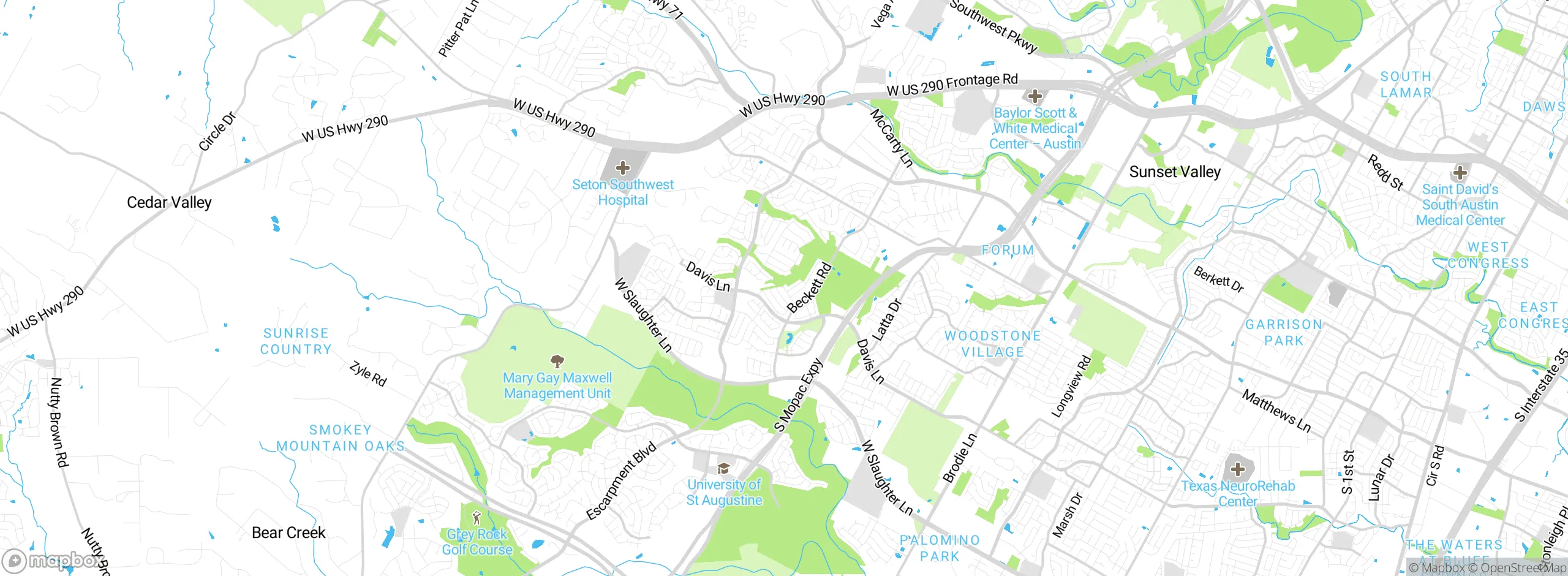 Map showing approximate location