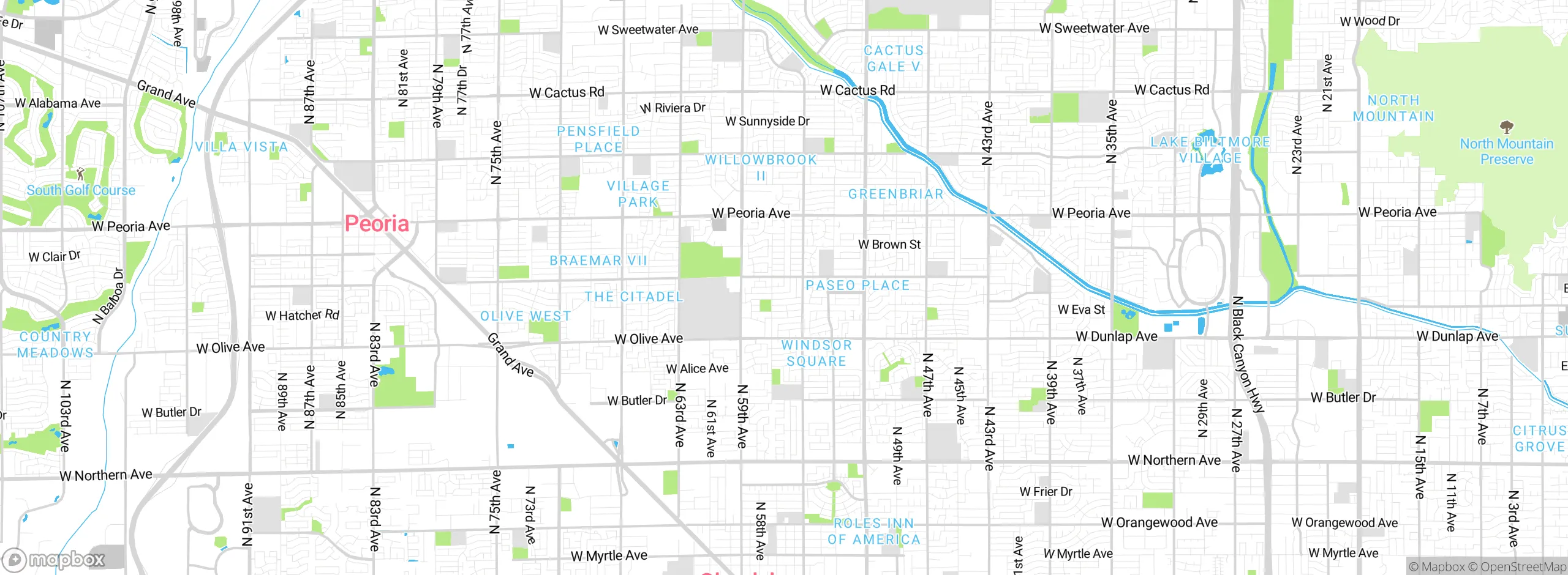 Map showing approximate location