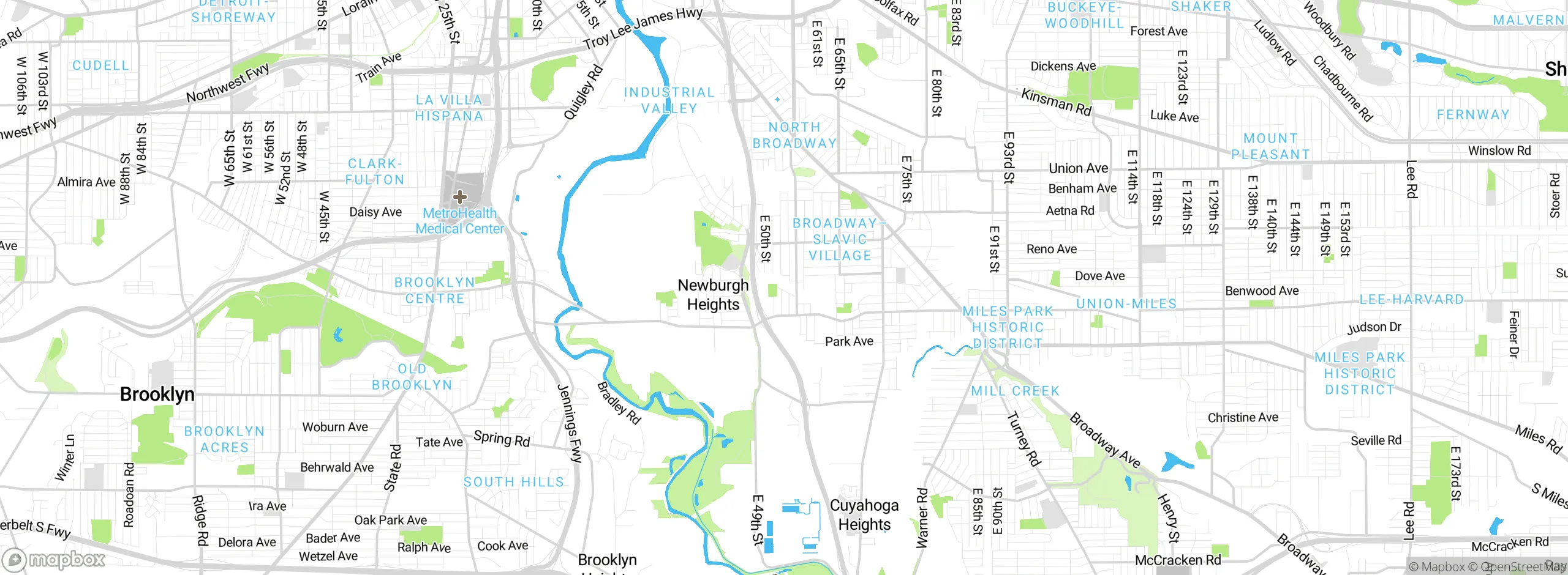 Map showing approximate location