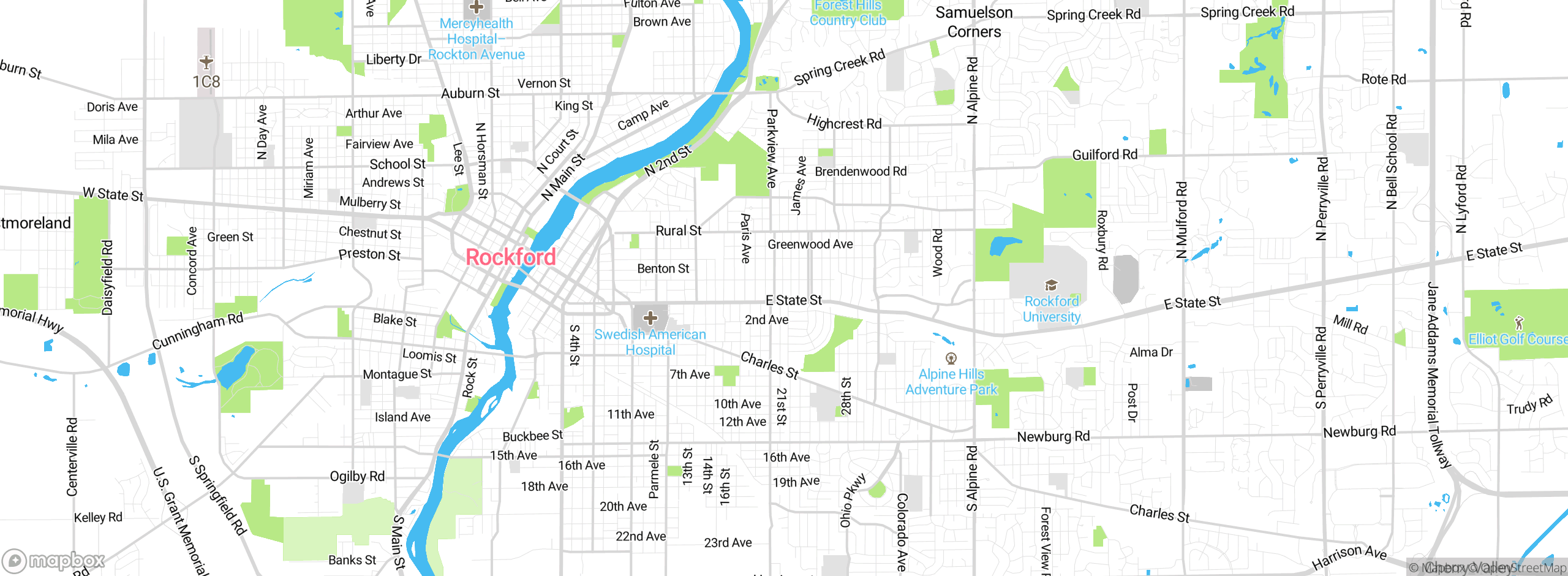 Map showing approximate location